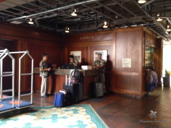 ハワイホテルのベルデスクhotel_hyatt