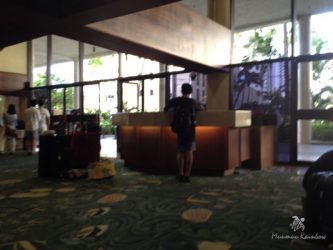 ハワイホテルのベルデスクhotel_pacificbeach