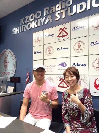 Kzooラジオで紹介していただきました