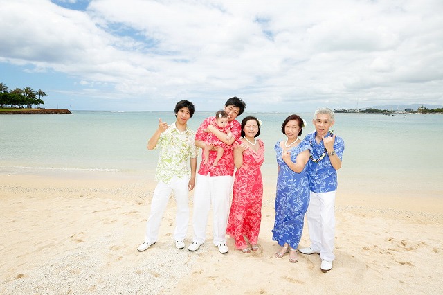 北海道 sugisan様 ハワイ結婚式 ビーチフォト