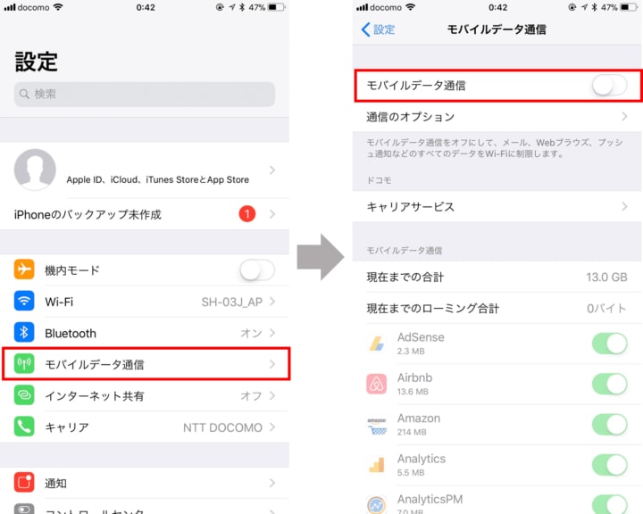 失敗しない、ハワイでのスマホ設定