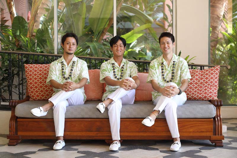 ハワイ結婚式での男性衣装